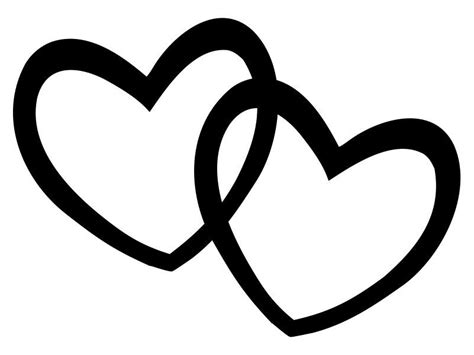 free heart clipart black and white|heart clip art b&w.